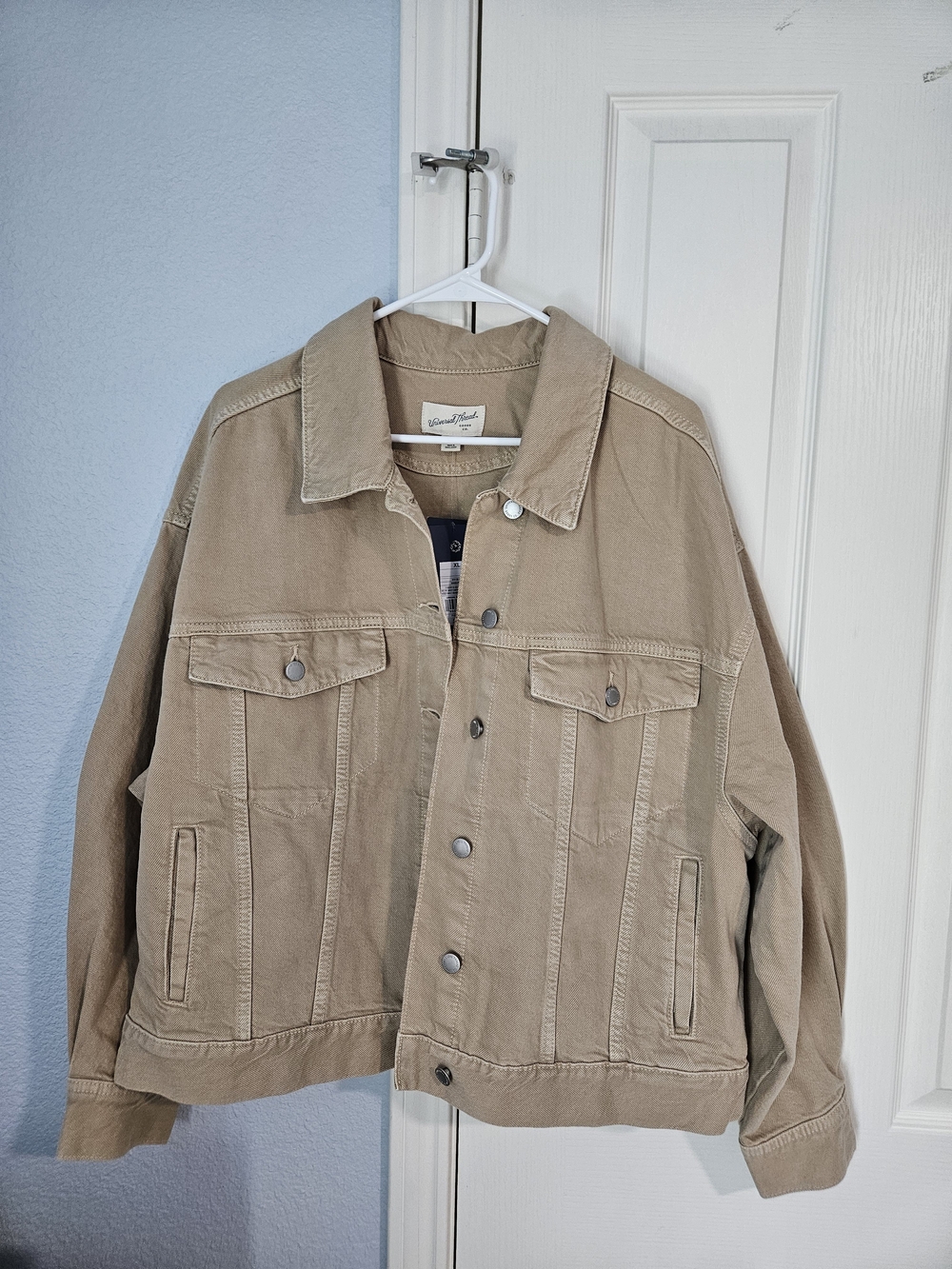 Universal Thread Denim Trucker Jacket - Khaki